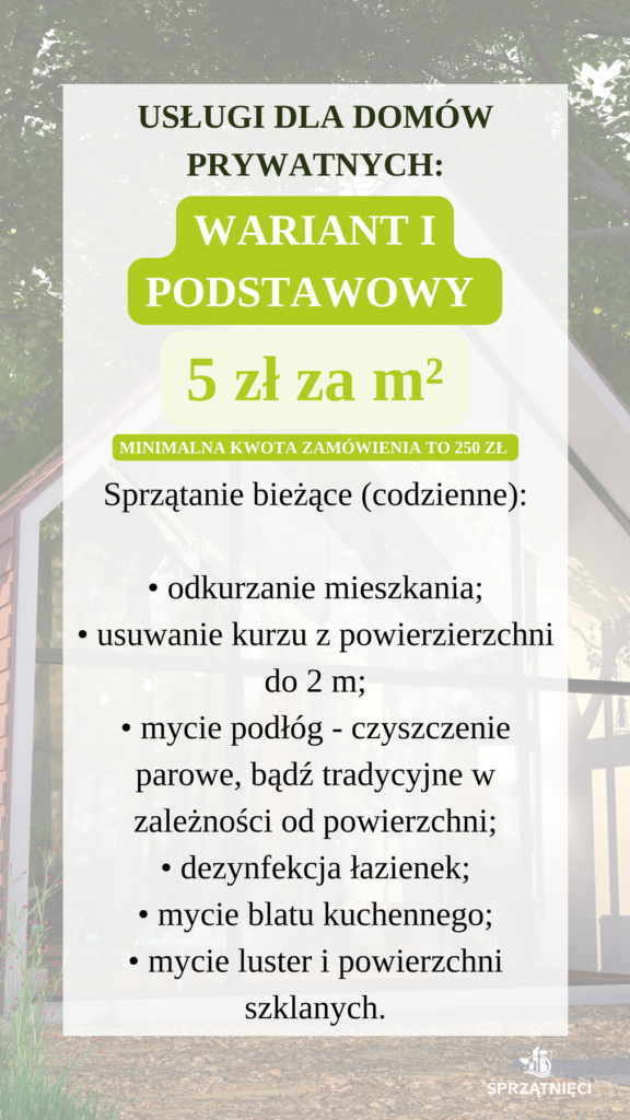 sprzatanie-mieszkan-cennik1 Sprzątanie mieszkań i domów - wariant podstawowy